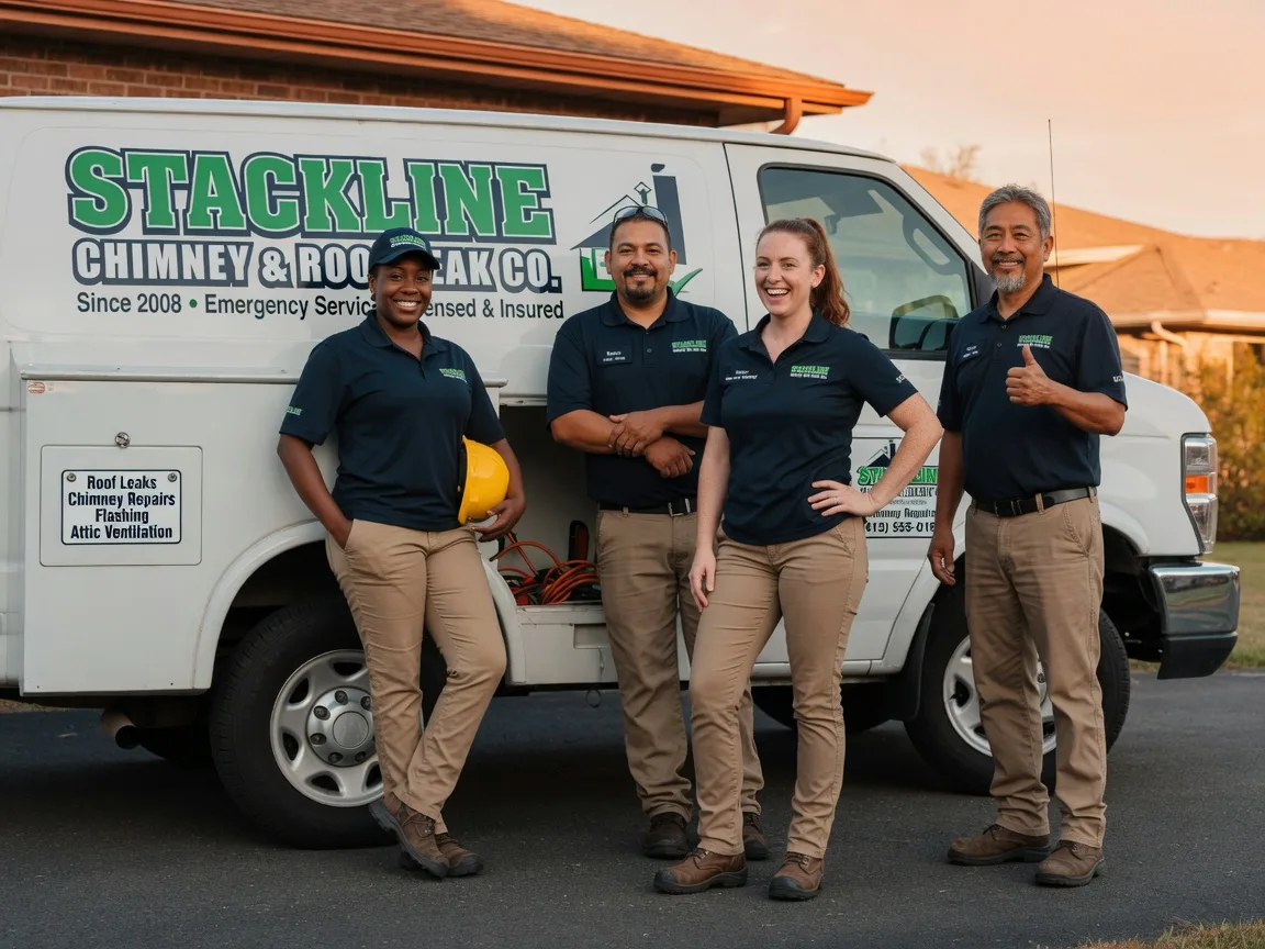 Chimney flashing repair company in Greentown, OH